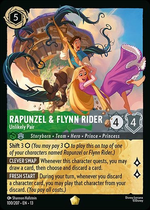 Rapunzel & Flynn Rider - Unlikely Pair (100)