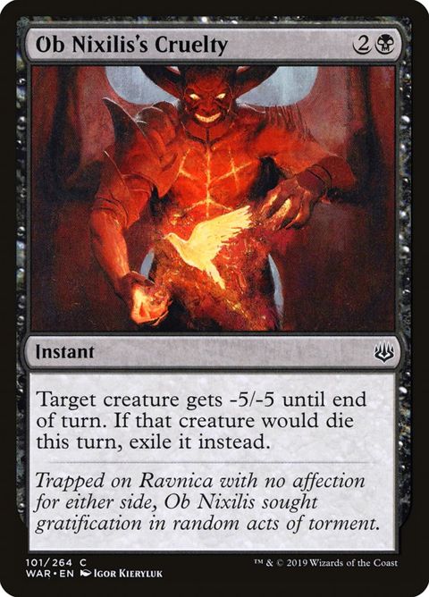 Ob Nixilis's Cruelty (101)