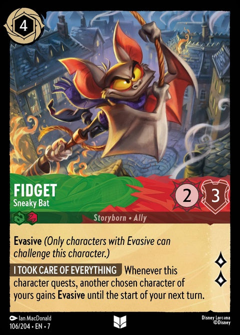 Fidget - Sneaky Bat (106)