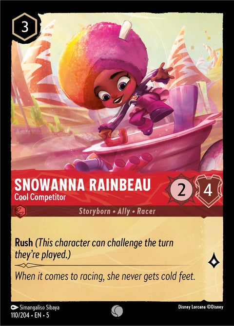 Snowanna Rainbeau - Cool Competitor (110)