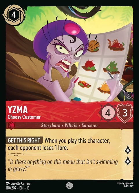 Yzma - Choosy Customer (110)