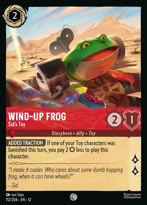 Wind-Up Frog - Sid's Toy (112)