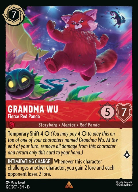 Grandma Wu - Fierce Red Panda (120)