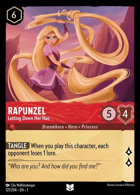 Rapunzel - Letting Down Her Hair (121)