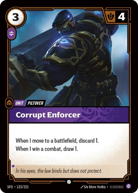 Corrupt Enforcer (123)