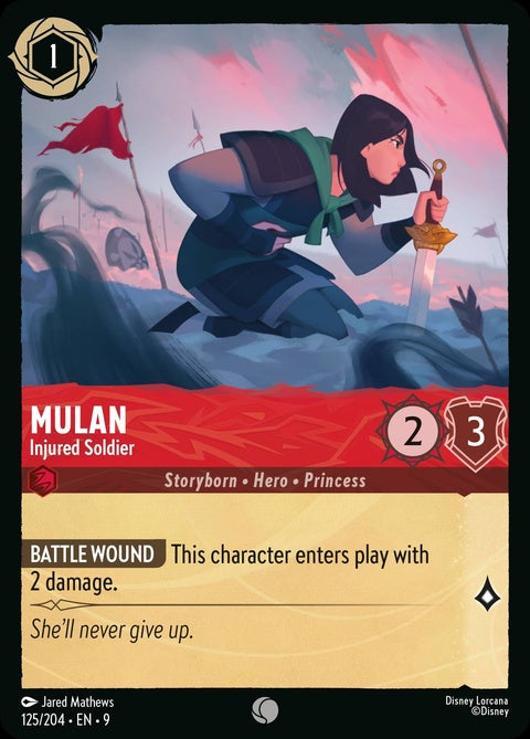 Mulan - Injured Soldier (125)