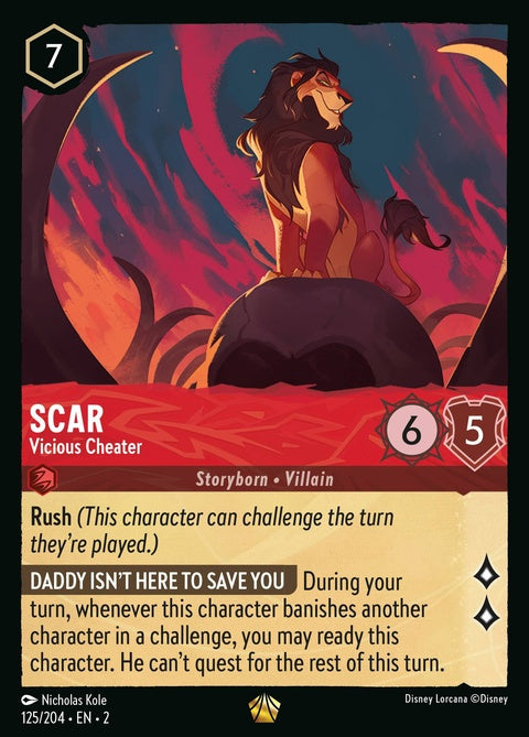 Scar - Vicious Cheater (125)
