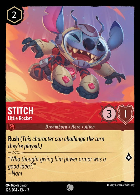 Stitch - Little Rocket (125)