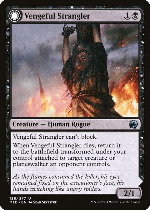 Vengeful Strangler // Strangling Grasp (126)