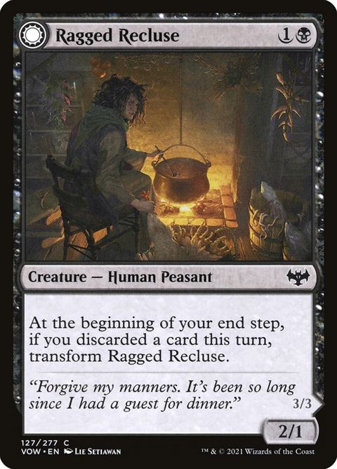 Ragged Recluse // Odious Witch (127)