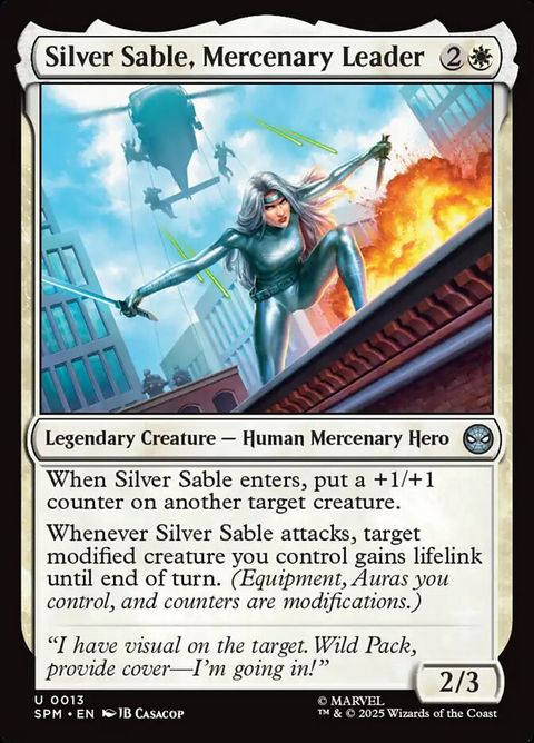 Silver Sable, Mercenary Leader (13)