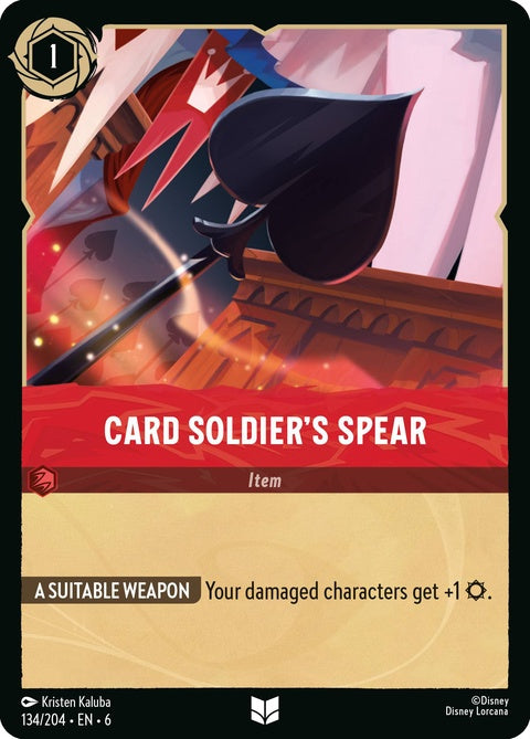 Card Soldier's Spear (134)