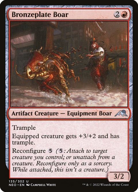 Bronzeplate Boar (135)