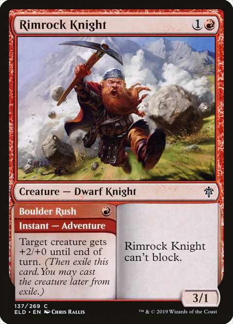 Rimrock Knight // Boulder Rush (137)