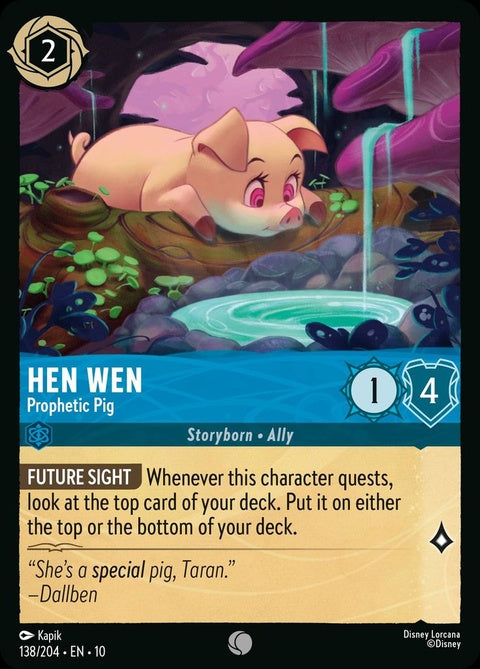 Hen Wen - Prophetic Pig (138)