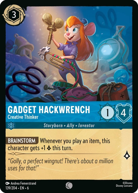 Gadget Hackwrench - Creative Thinker (139)