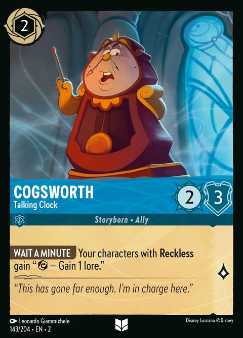 Cogsworth - Talking Clock (143)