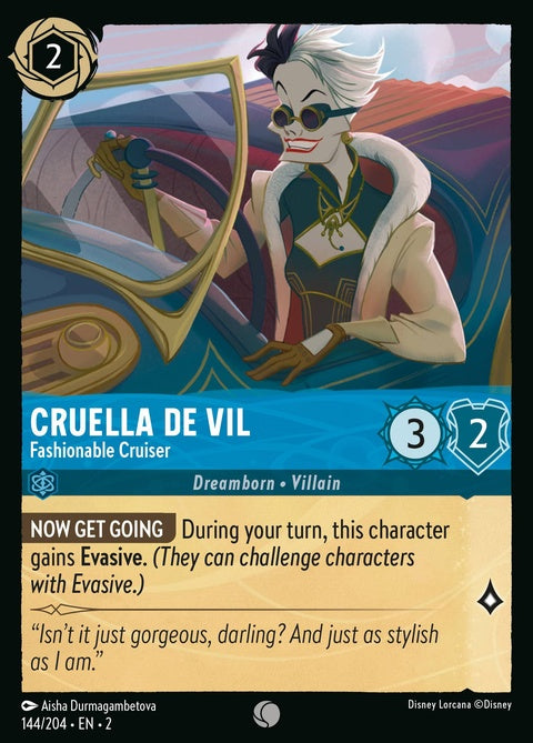 Cruella De Vil - Fashionable Cruiser (144)