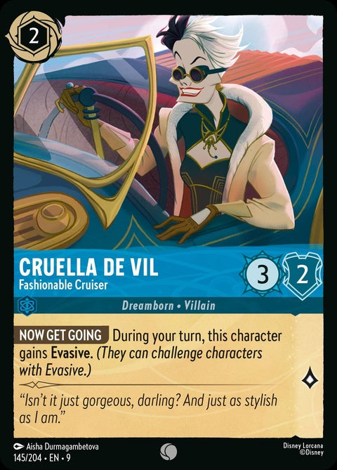 Cruella De Vil - Fashionable Cruiser (145)