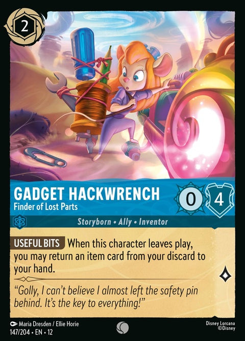Gadget Hackwrench - Finder Of Lost Parts (147)