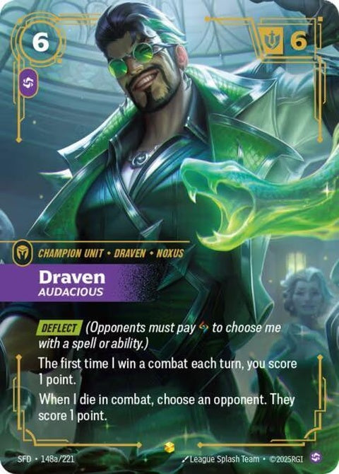 Draven - Audacious (Alternate Art) (148a)
