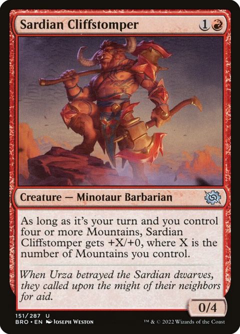 Sardian Cliffstomper (151)