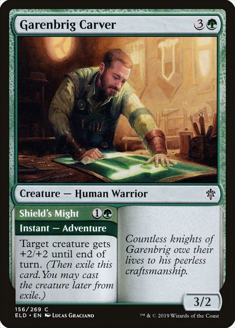 Garenbrig Carver // Shield's Might (156)