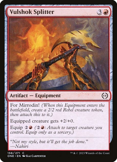 Vulshok Splitter (156)