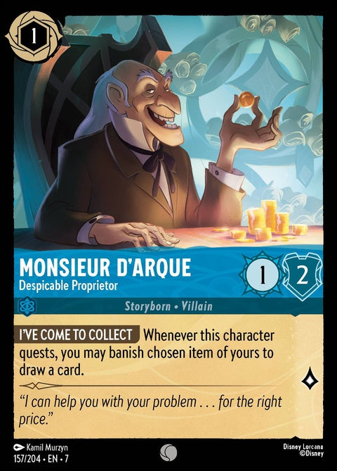 Monsieur D'Arque - Despicable Proprietor (157)
