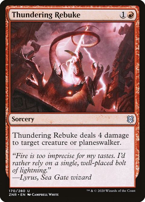 Thundering Rebuke (170)