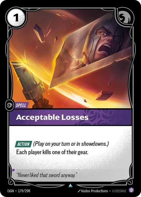 Acceptable Losses (179)