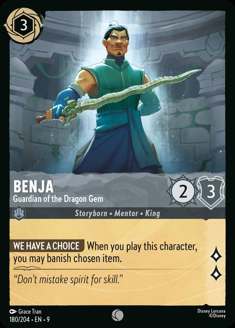 Benja - Guardian Of The Dragon Gem (180)