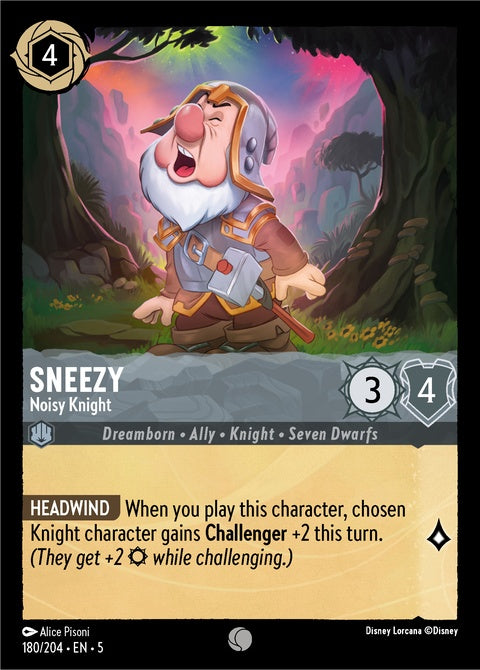 Sneezy - Noisy Knight (180)