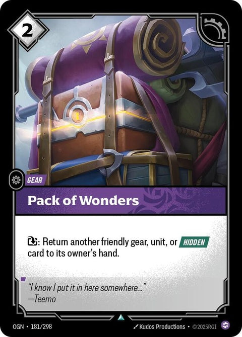 Pack Of Wonders (181)