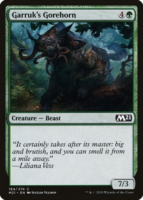 Garruk's Gorehorn (184)