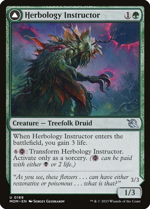 Herbology Instructor // Malady Invoker (189)