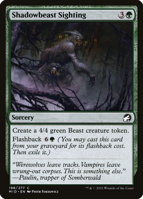 Shadowbeast Sighting (198)