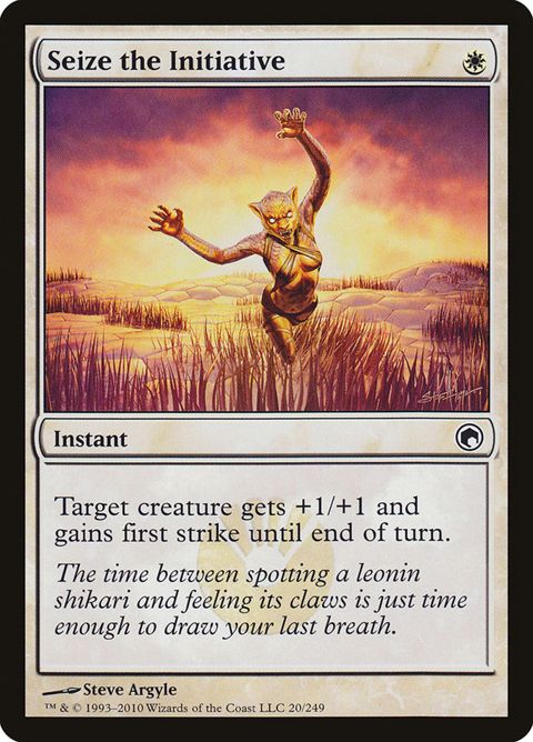 Seize the Initiative (20)