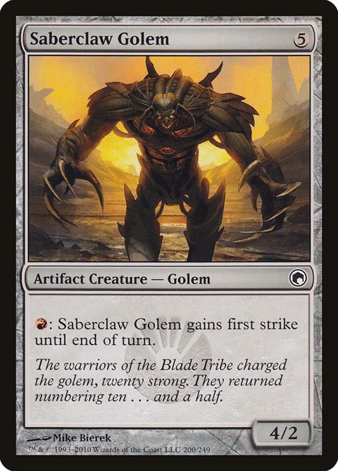 Saberclaw Golem (200)