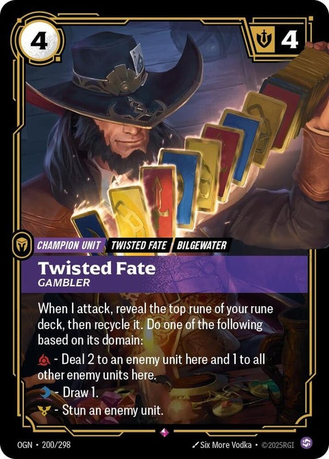 Twisted Fate - Gambler (200)