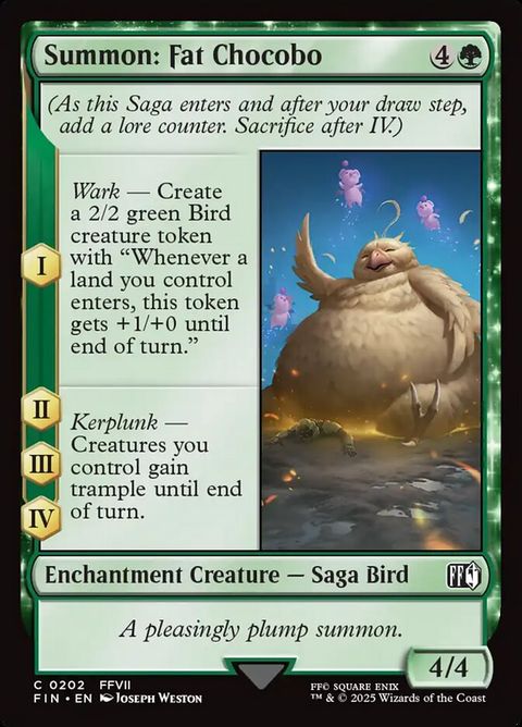 Summon: Fat Chocobo (202)