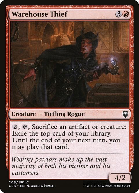 Warehouse Thief (205)