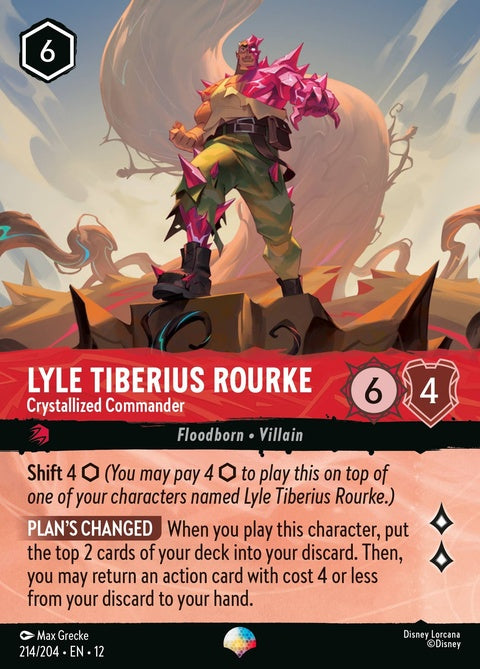 Lyle Tiberius Rourke - Crystallized Commander (214)