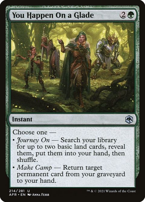 You Happen On a Glade (214)