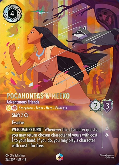 Pocahontas & Meeko - Adventurous Friends (227)