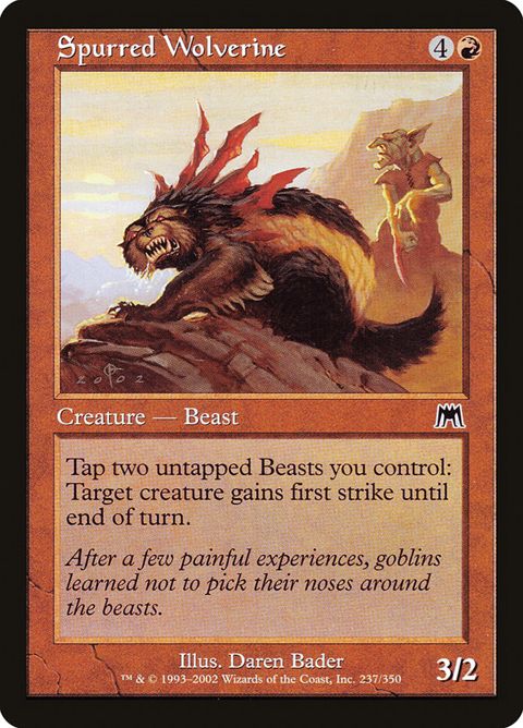 Spurred Wolverine (237)