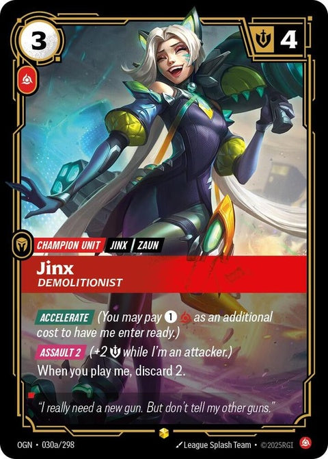 Jinx - Demolitionist (Alternate Art) (30a)
