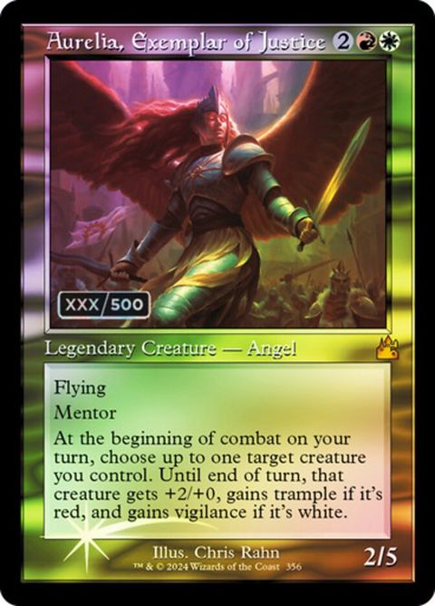 Aurelia, Exemplar of Justice (356z) - Serialized
