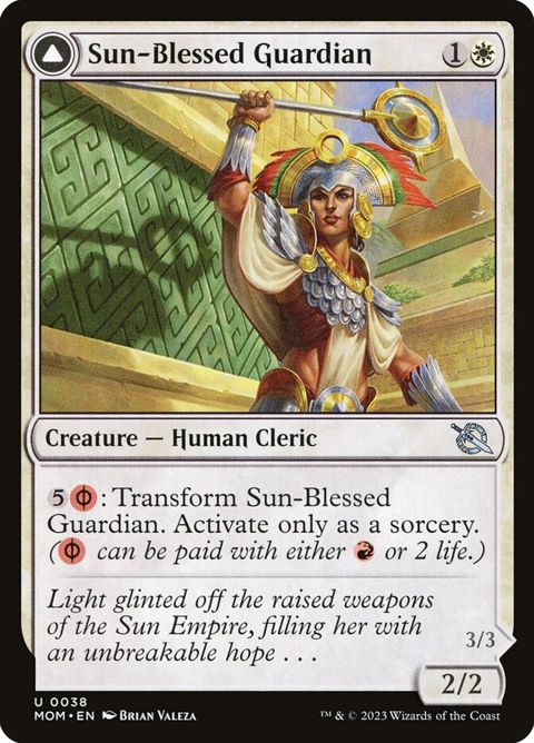 Sun-Blessed Guardian // Furnace-Blessed Conqueror (38)