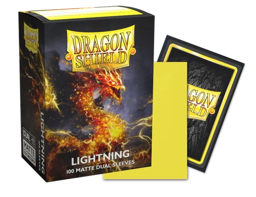 Dragon Shield Dual Matte Sleeves - Lightning (100 ct.)